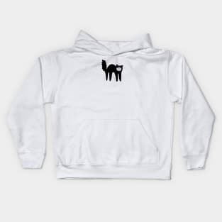 Spooked cat Kids Hoodie